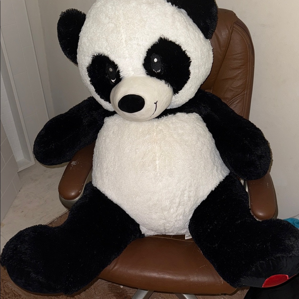 Cuddly Panda Plush Toy - Black and White